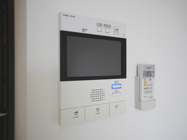 セキュリティ　モニター付きインターフォンです