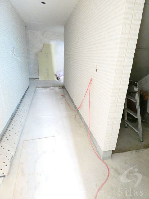 ロビー　建築中
