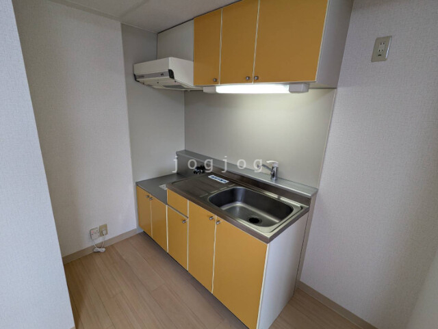 キッチン　オシャレなカラーキッチン
