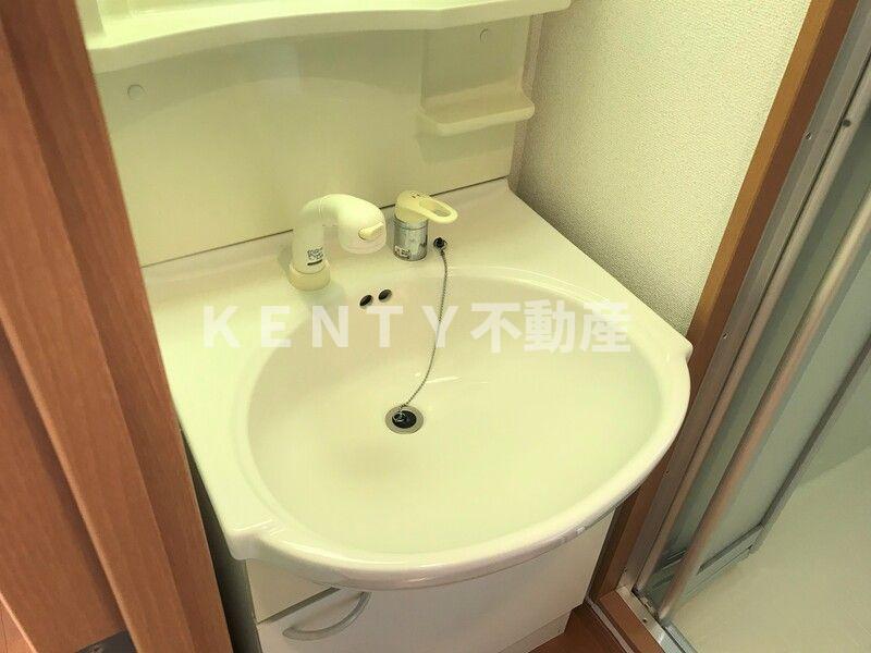 洗面設備　広い洗面スペース