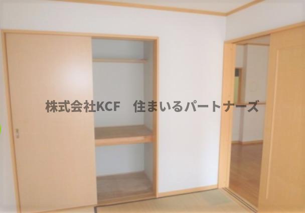 収納　たっぷりとした収納スペースです