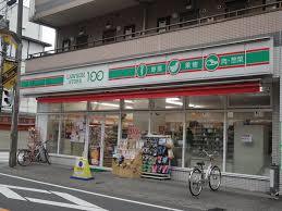 コンビニ　ローソンストア１００（コンビニ）まで108m