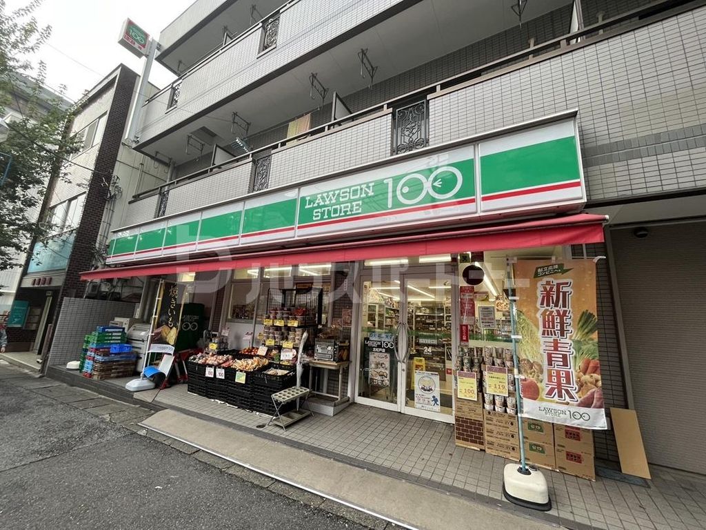 コンビニ　ローソンストア100北松戸店（コンビニ）まで60m