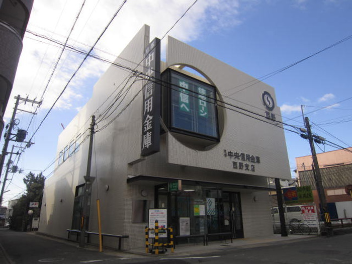 銀行　京都中央信用金庫　西野支店（銀行）まで207m