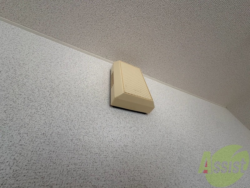 セキュリティ　来客時にはこちらのチャイムが鳴りますよ。