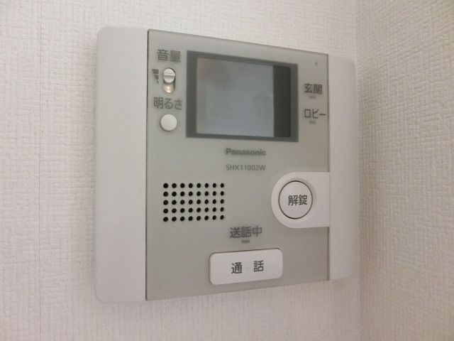セキュリティ　訪問者の顔がわかるので安心ですね