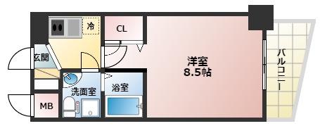 セレニテ甲子園Iの間取り写真