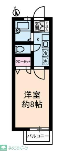ベルクハイムの間取り写真