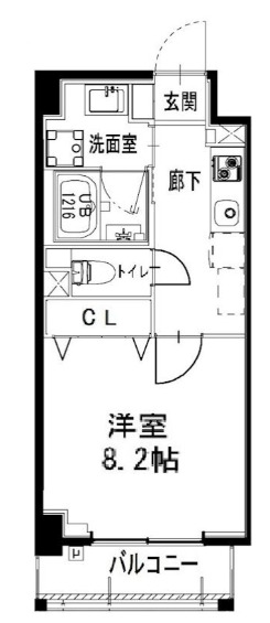 東京メトロ日比谷線 三ノ輪駅 徒歩2分 6階建 築8年の間取り写真