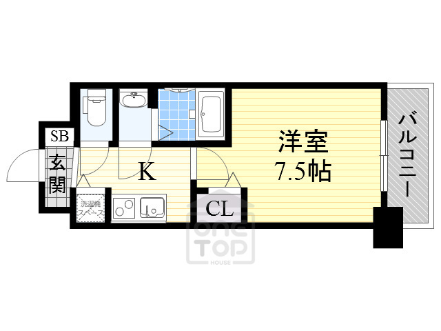 地下鉄御堂筋線 江坂駅 徒歩6分 13階建 築10年の間取り写真
