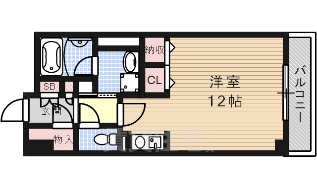 地下鉄桜通線 桜山駅 徒歩1分 11階建 築28年の間取り写真