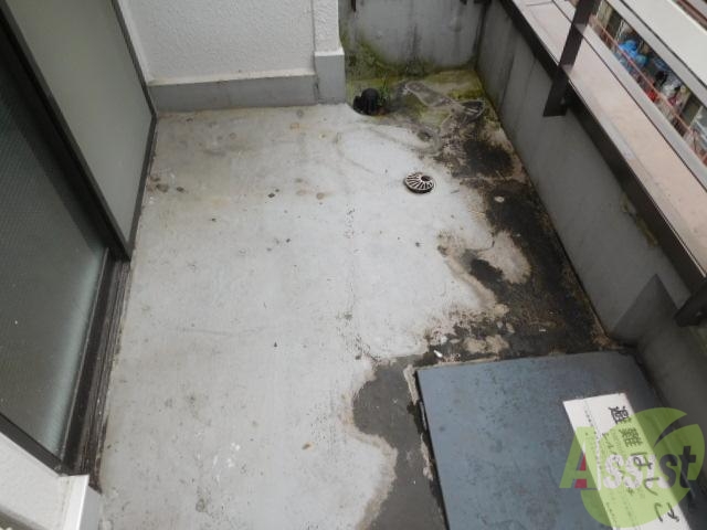 バルコニー　広々としています