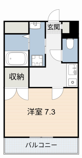 アンプルールフェール替地の間取り写真