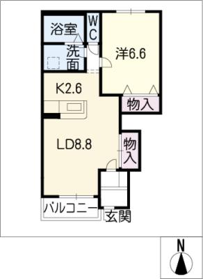 RICHE PROSPERER TOの間取り写真