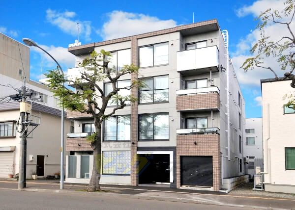 建物外観　都市ガス・Ｗｉ－Ｆｉ付ネット無料採用のマンションです♪