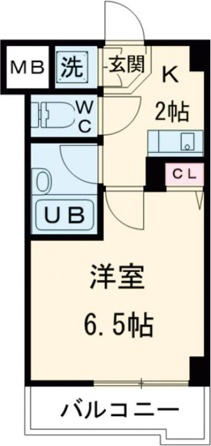 ルーブル都立大学参番館の間取り写真