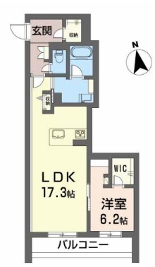 ＪＲ徳島線 徳島駅 徒歩17分 3階建 築3年の間取り写真