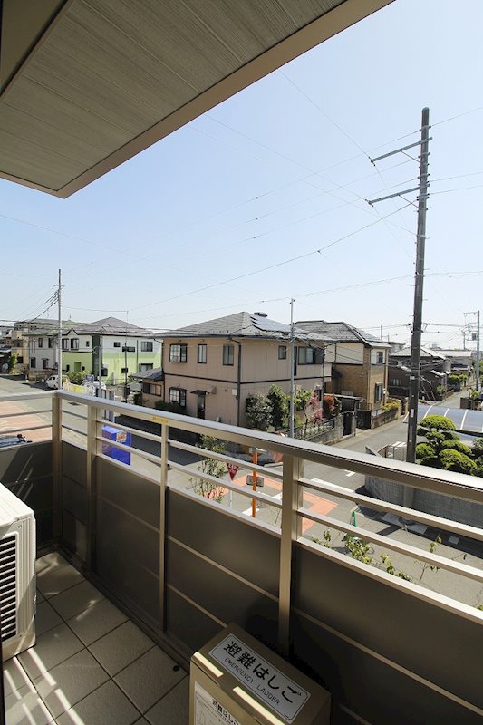 バルコニー　南西向きベランダ