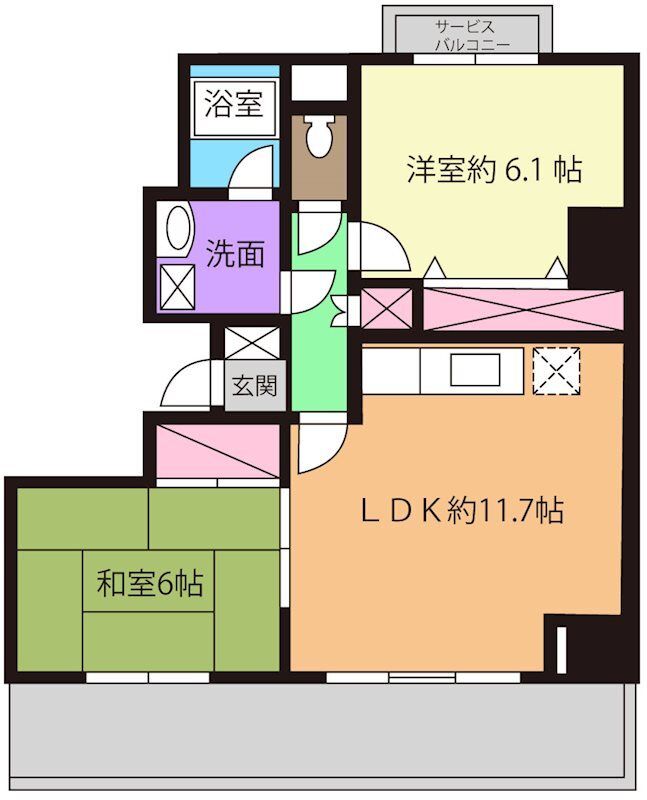 アプリ新横浜の間取り写真