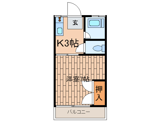 ビューハイツ東雲の間取り写真