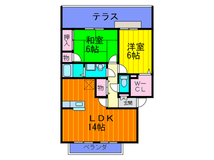 セピアコ―トの間取り写真