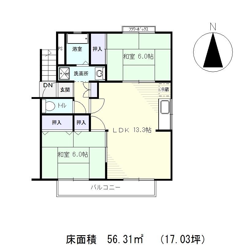 【グランドール真和　Iの間取り】