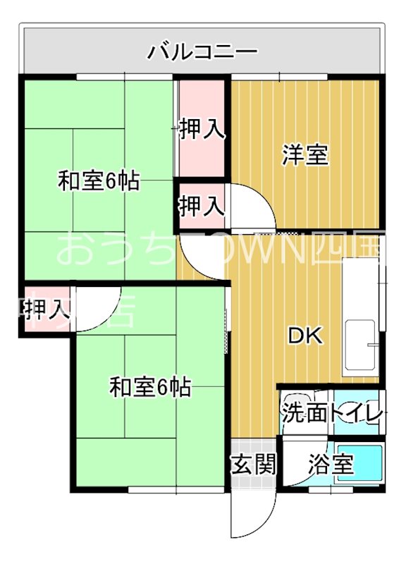 ヴィラ岡田の間取り