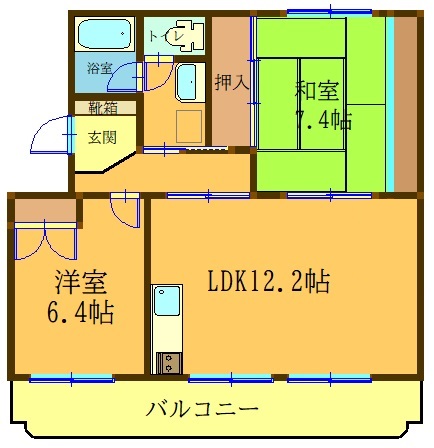 サンハイツ第5の間取り