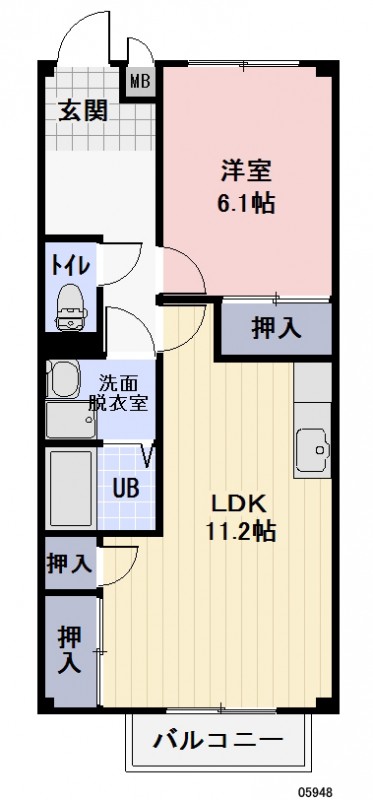 クレストビレッジIIIの間取り