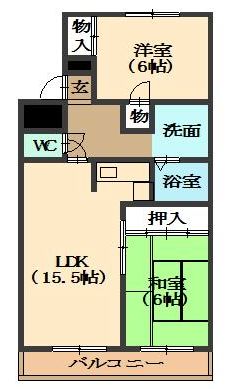 オークス平針の間取り