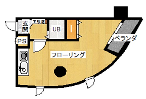 第６センリハイツの間取り