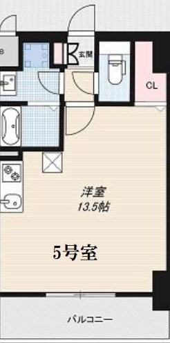 姫路市忍町のマンションの間取り