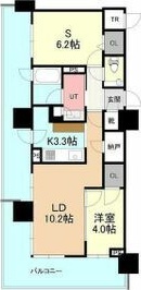 札幌市中央区南二条西のマンションの間取り