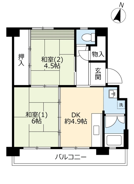 【ＵＲ逆瀬川の間取り】