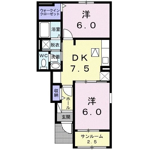 【ヴィラ新庄の間取り】