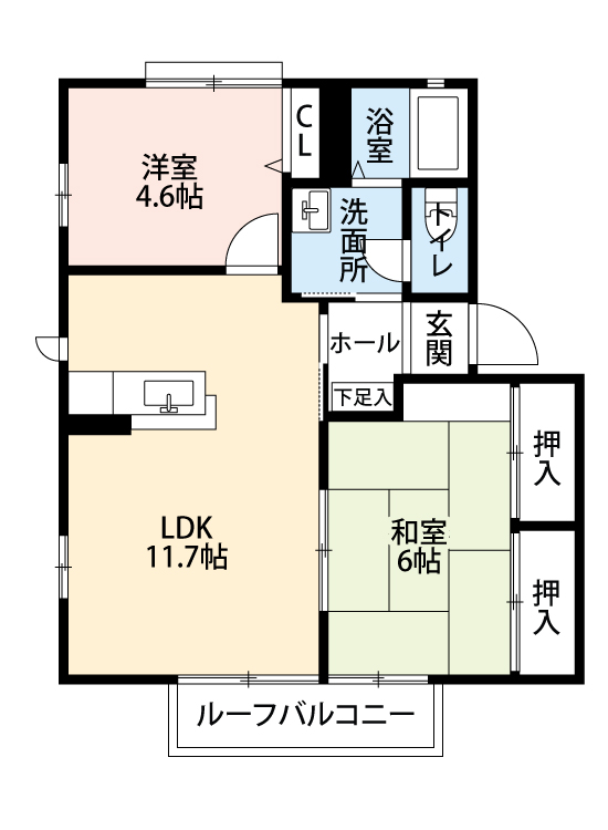 第一メグミハイツ CCの間取り