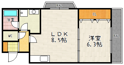 アシェンダの間取り