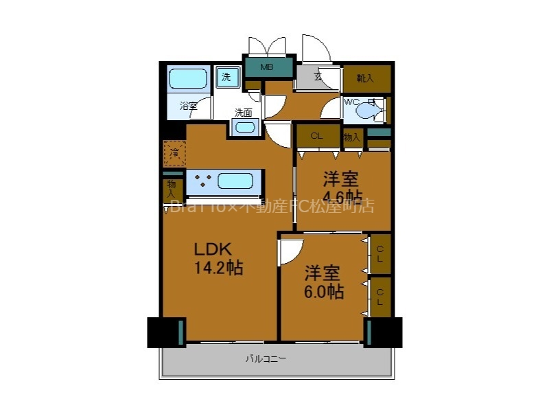 エスリード長堀タワーの間取り