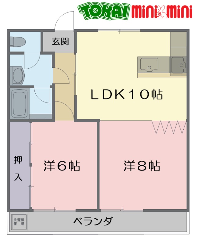 マンションプレミールの間取り