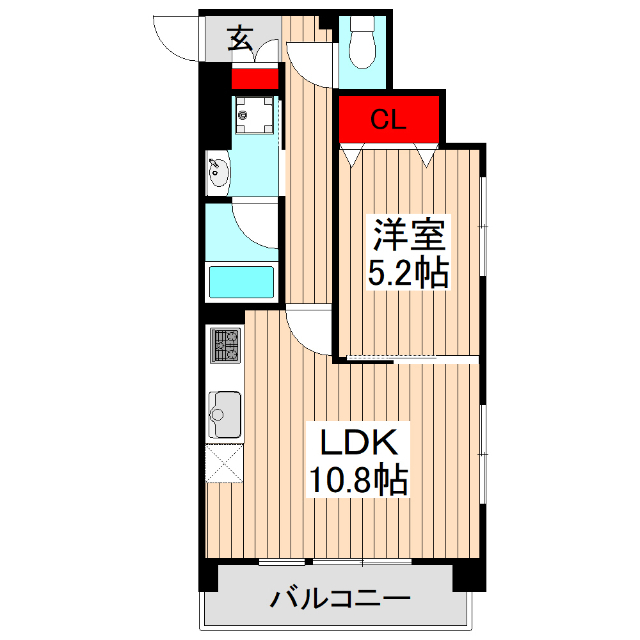 ラフィネ志木の間取り