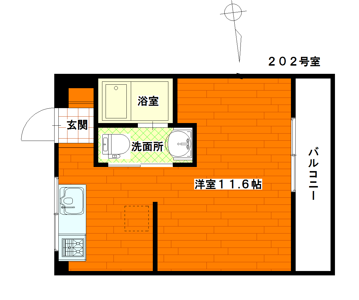 青雲ビルの間取り