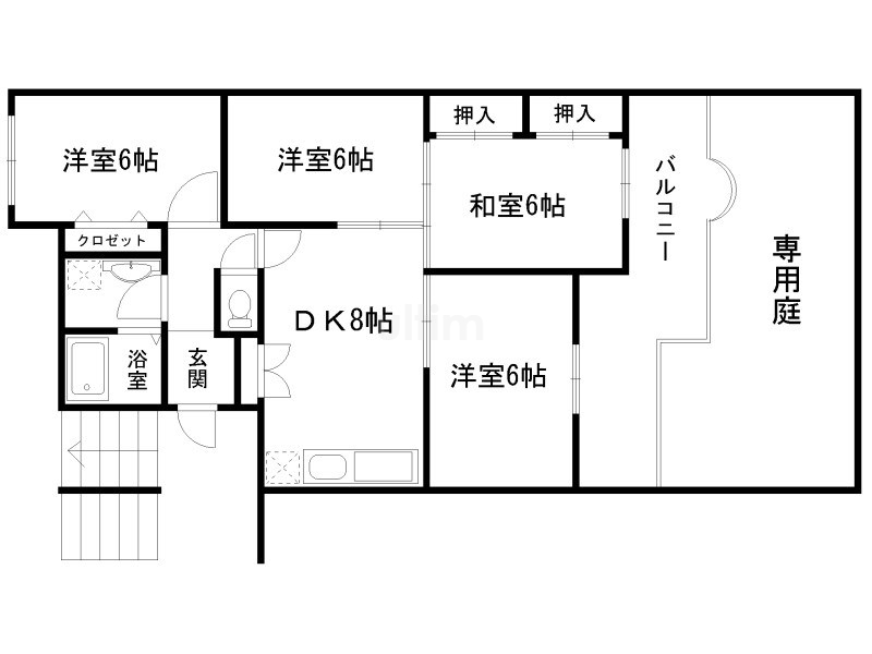 サンマンション西七条の間取り