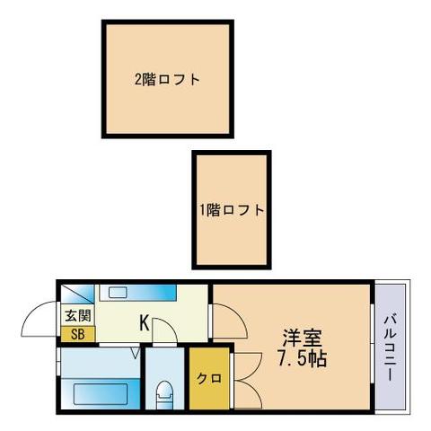 レポーズ福重の間取り