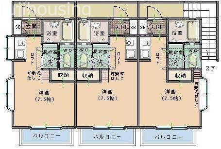 トレリスIIIの間取り