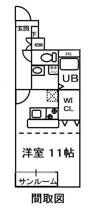 エクレール田向の間取り