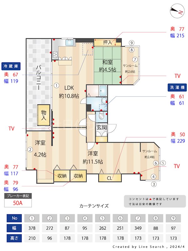 ロータリー六甲の間取り