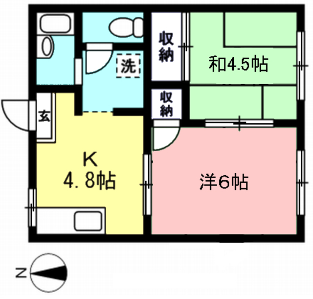 メゾン八雲台の間取り