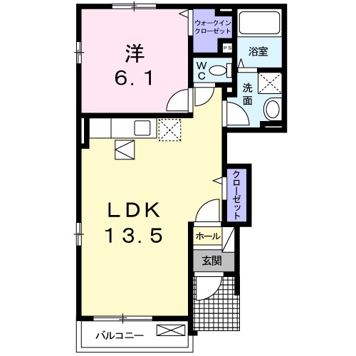 アルドールＢの間取り