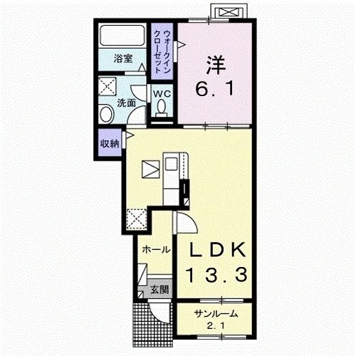 南佐久郡佐久穂町大字海瀬のアパートの間取り