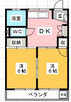 小田原市早川のマンションの間取り